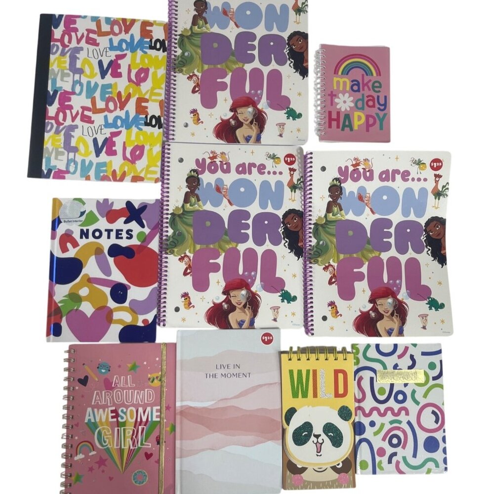 Disney‎ Princess Journals & Assorted Notebooks Wide Ruled Spiral